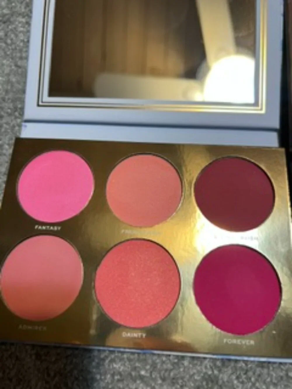 NWOB Too Faced Cocoa Contour Palette/ brush & Jaclyn Rouge Romance Blush Palette